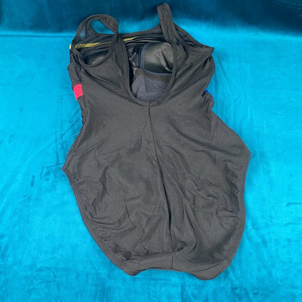 Vtg Longitude Shine Bright 4 Fold 1 Piece Swimsuit - Picture 5 of 9